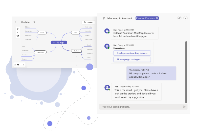 Cree mapas mentales sin esfuerzo en Microsoft Teams