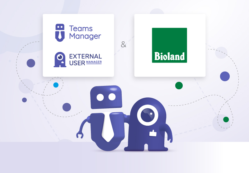 Wie Bioland Teams und Gäste in Microsoft Teams verwaltet​